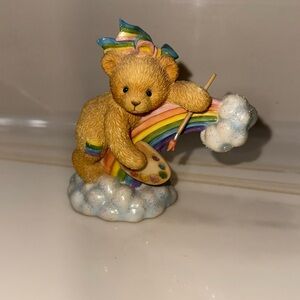 Vintage 1997 Cherished Teddies “You Color My Rainbow” Figurine